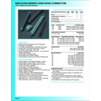 EDAC 卡槽連接器306-036-521-102 單排