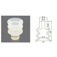 :機(jī)械手配件氣動(dòng)元件哈模吸盤HM-18S3**硅膠真空吸盤