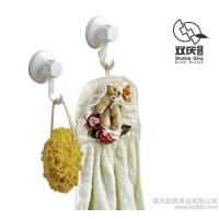 雙慶家居第二代強(qiáng)力真空吸盤掛鉤 免釘免鉆 重復(fù)使用 2個裝