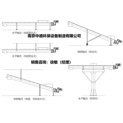 無軸螺旋輸送機型號WLS-320*3200； 