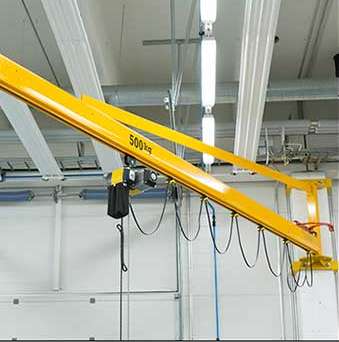 小型250KG電動葫蘆折臂吊 360°旋轉(zhuǎn)折臂式懸臂吊起重機(jī)