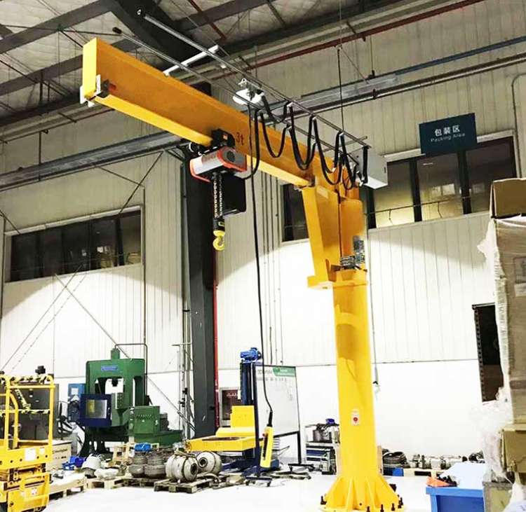 小型250KG電動葫蘆折臂吊 360°旋轉(zhuǎn)折臂式懸臂吊起重機(jī)