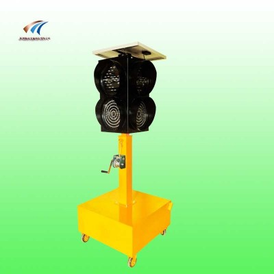 左轉(zhuǎn)太陽能信號燈 移動式紅綠燈生產(chǎn)